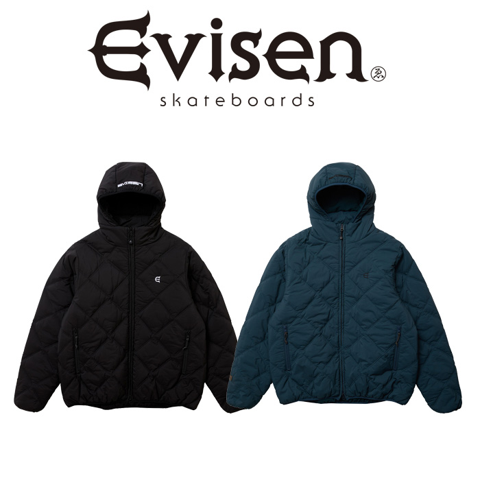 Evisen Skateboards (エヴィセン スケートボード)　 LIGHT QUILTED DOWN JACKET 　 【キルティング ダウン ジャケット アウター】【