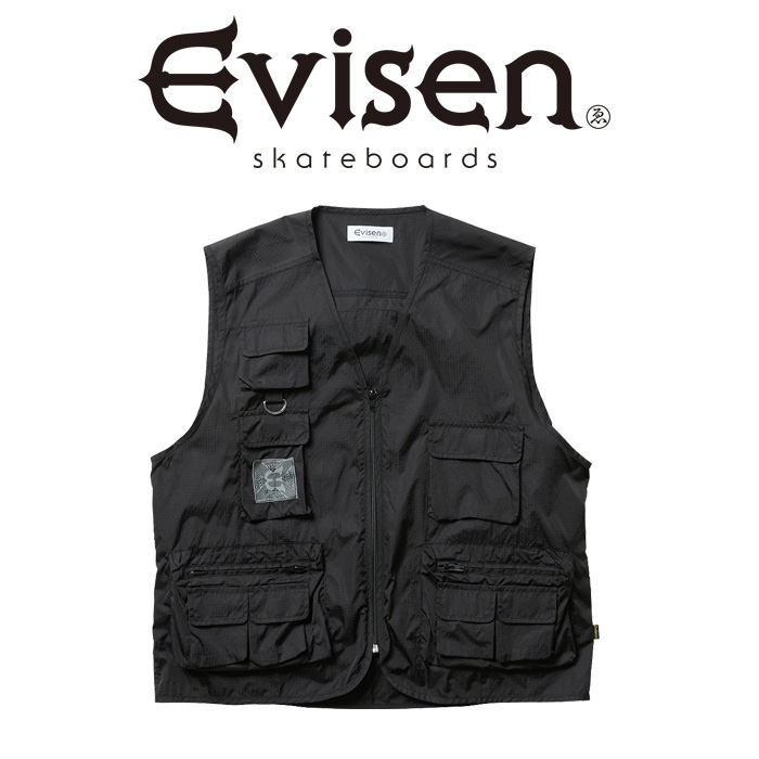 Evisen Skateboards (エヴィセン スケートボード)　 ONE-DAY VEST 　 【ベスト】【エビセン スケートボード Evisen Skateboards ゑ 