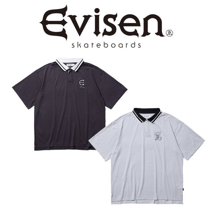 Evisen Skateboards (エヴィセン スケートボード)　 EE LOGO POLO　 【ポロシャツ】【エビセン スケートボード Evisen Skateboards 