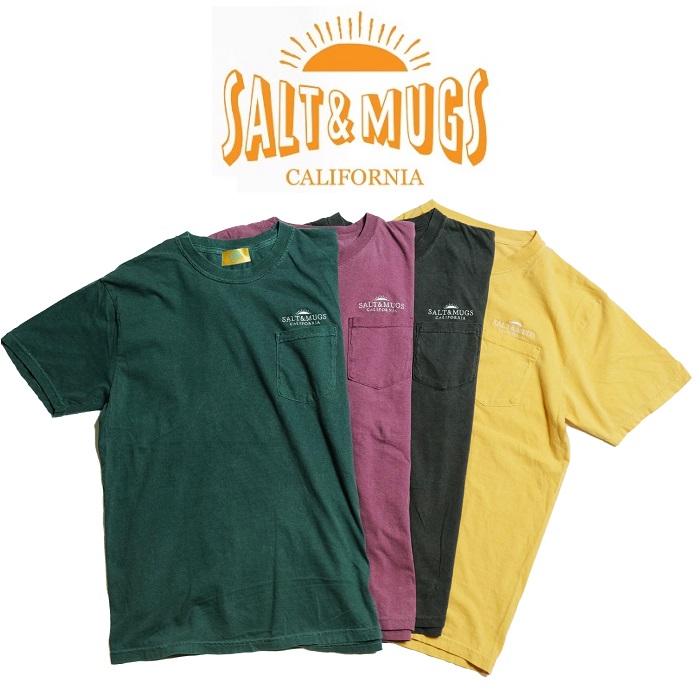 SALT&MUGS(ソルトアンドマグズ)　Old Logo Pkt Tee　【Tシャツ 半袖】【2024 Summer＆Ealy Autumn collection】【SMSST043】【お取り