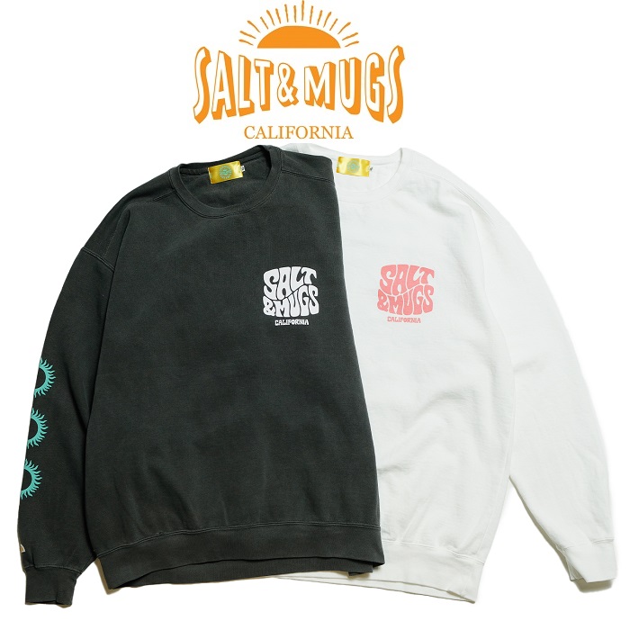 SALT&MUGS(ソルトアンドマグズ)　Psyche Logo Swt　【スウェット】【2024 Summer＆Ealy Autumn collection 先行予約】【SMSWT012】