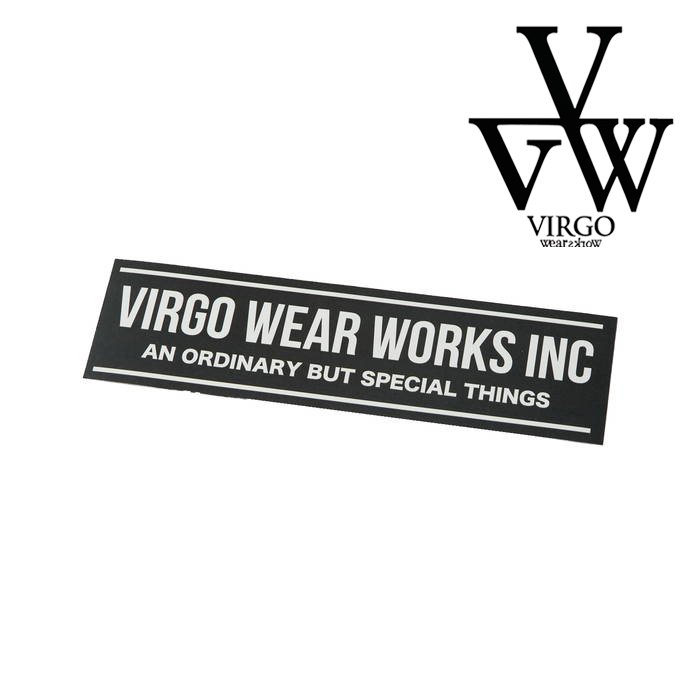 VIRGOwearworks (ヴァルゴウェアワークス)  　Logo (Large size)　【ステッカー】【VG-GD-774】【2024 SPRING&EARLY SUMMER 新作】【