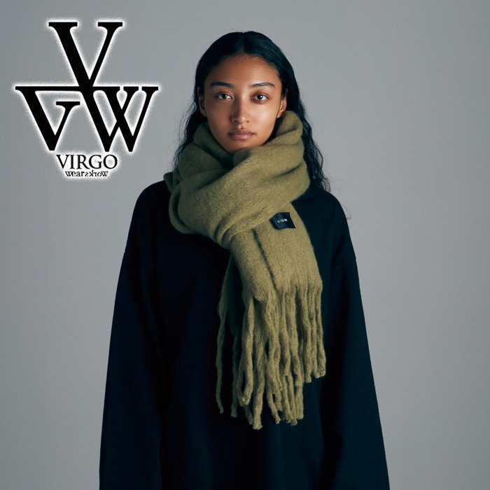 VIRGOwearworks (ヴァルゴウェアワークス)  　Swaddle big stole　【ストール マフラー】【VG-GD-782】【2024 AUTUMN&WINTER 新作】