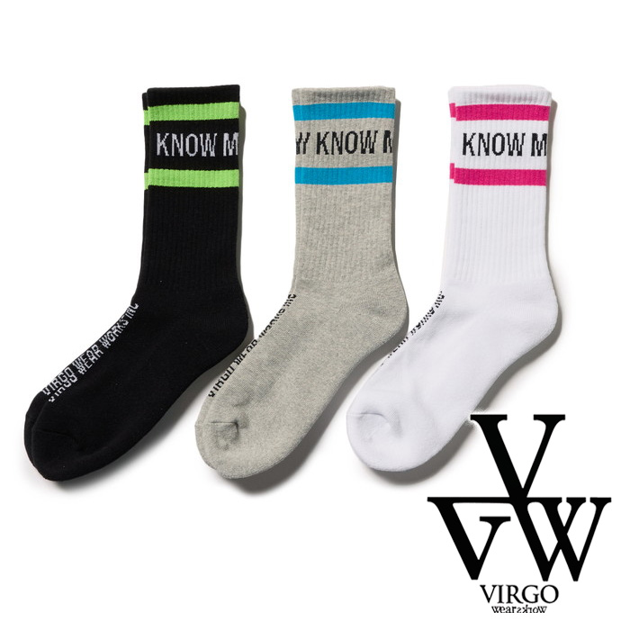 VIRGOwearworks (ヴァルゴウェアワークス)  　Nme socks　【ソックス 靴下】【VG-GD-786】【2024 AUTUMN&WINTER 新作】【VIRGOwearwo