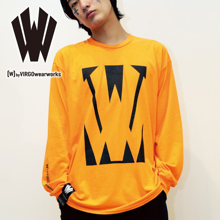 VIRGOwearworks (ヴァルゴウェアワークス)  　【W】W-mold logo lst　【ロングスリーブTシャツ】【W-LSPT-006】【2024 AUTUMN&WINTER