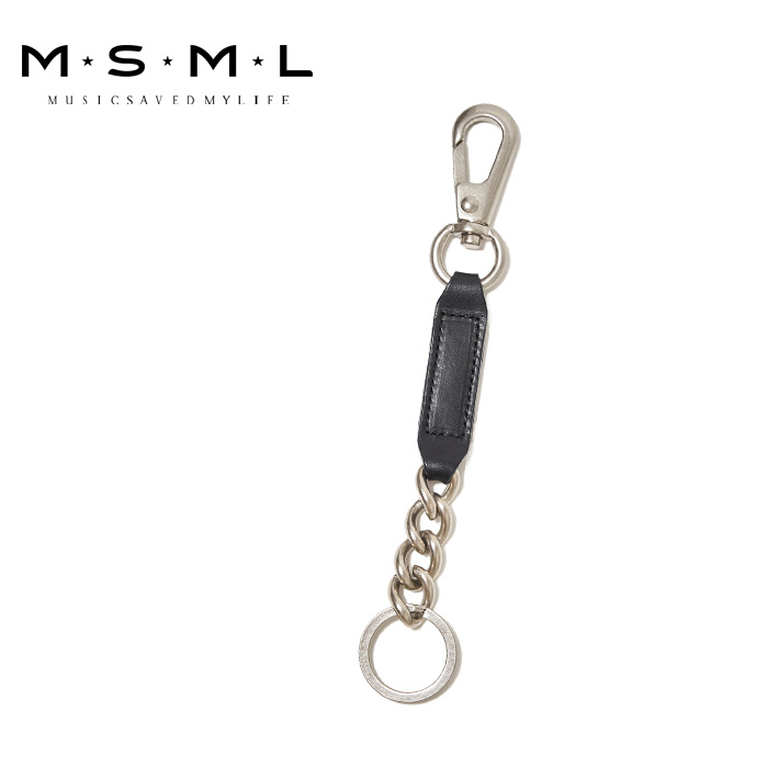 【MSML エムエスエムエル WINTER & SPRING 2022-23 COLLECTION】　 SWITCHING LEATHER KEY HOLDER  レザーキーホルダー M1-02B5-AC05