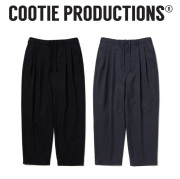 COOTIE(クーティー) 　 T/W Saxony 2 Tuck Wide Easy Trousers 　【COOTIE】【CTE-25A107】【ポリエステル ツイル ワイド トレーニン