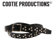 COOTIE (クーティー) Narrow Studs Belt 　【CTE-26S520】【レザー スタッズ ベルト】【COOTIE PRODUCTIONS クーティープロダクショ