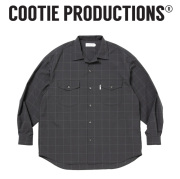 COOTIE (クーティー) 　 T/W L/S Scout Shirt (CHECK)　【CTE-26S401-CHECK】【スカウト シャツ】【COOTIE PRODUCTIONS クーティープ