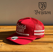 BRIXTON(ブリクストン)　COORS LIGHT RACING MP TRUCKER HAT　【キャップ 帽子 ブリクストン キャップ】【人気 シンプル】