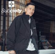 SUBCIETY (サブサエティ)　REVERSIBLE NYLON×FLEECE JKT　【ジャケット】【105-62729】【2024 AUTUMN&WINTER SPOT COLLECTION】【お
