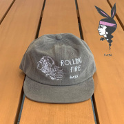4D7S (ホデナス)　Rolling Fire Corduroy Cap Gray　 【キャップ 帽子 コーデュロイ】【RAT HOLE STUDIO】