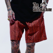 SOFTMACHINE (ソフトマシーン)　CODE SHORTS (EASY SHORTS)　【ショートパンツ】【ホワイト オレンジ タトゥー】【2026 SUMMER VACAT