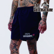 SOFTMACHINE (ソフトマシーン)　HISTORIA TRAINING SHORTS (TRAINING SHORTS)　【ショートパンツ】【ブラック ネイビー タトゥー】【