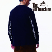 SOFTMACHINE (ソフトマシーン)　 LETTERED THERMAL　【サーマルシャツ 長袖】【ホワイト ブラック タトゥー】【2026 AUTUMN&WINTER 