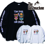 SOFTMACHINE (ソフトマシーン)　 TWO DOGS L/S　【Tシャツ 長袖】【ホワイト ブラック グレー タトゥー】【2026 AUTUMN&WINTER 先行