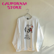 CALIFORNIA STORE(カリフォルニアストア)　 69 dog SWEAT 　 【クルーネックスウェット】【 生刷り】