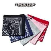 VIRGOwearworks (ヴァルゴウェアワークス)  　Circuit diagram pattern Bandana　【バンダナ】【VG-GD-839】【2026 Summer Spot Coll