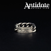 ANTIDOTE BUYERS CLUB(アンチドートバイヤーズクラブ)　Engraved ID Ring　【RX-709】【リング】【送料無料】