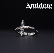 ANTIDOTE BUYERS CLUB(アンチドートバイヤーズクラブ)　Engraved Cross Ring　【RX-712-S-20AW2】【リング】【送料無料】