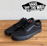 VANS バンズ ヴァンズ 　 OLD SKOOL (BLACK/BLACK)　 【オールドスクール】【VANS バンズ スニーカー】【定番 シンプル おしゃれ】【