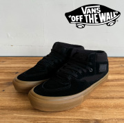 VANS バンズ ヴァンズ 　 SKATE HALF CAB (BLACK/GUM)　 【ハーフキャブ スケート スニーカー】【おしゃれ シンプル 定番】【VN0A5FC