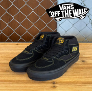 VANS バンズ ヴァンズ 　 SKATE HALF CAB (BLACK/MUSTARD)　 【ハーフキャブ スケート スニーカー】【おしゃれ シンプル 定番】【VN0