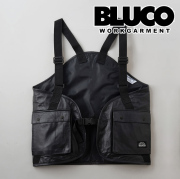 BLUCO (ブルコ)　 LEATHER UTILITY VEST 　【ベスト】【141-35-001】【お取り寄せ商品 キャンセル不可】【2024 SPRING&SUMMER】　