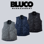 BLUCO (ブルコ)　RIB COLLAR QUILTING VEST 　【ベスト】【145-35-009】【2024 FALL EXHIBITION新作】　