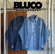 BLUCO (ブルコ)　シャンブレーワークシャツ L/S　【161-11-121】【2026 SPRING COLLECTION】【お取り寄せ キャンセル不可】【ワーク