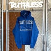 RUTHLESS (ルースレス)　BIG FOOT LOGO HOODIE　【パーカー フーディー ブルー】　