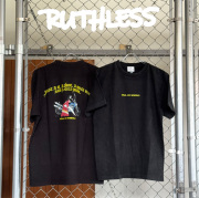 RUTHLESS (ルースレス)　HELL ON WEELS S/S TEE　【Tシャツ 半袖】【ブラック】　