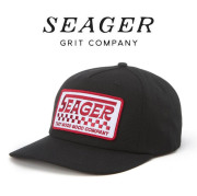 SEAGER(シーガー)　74 SNAPBACK BLACK　【キャップ 帽子】【シーガー キャップ】【定番 人気 シンプル アウトドア サーフィン スケー