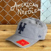 AMERICAN NEEDLE (アメリカンニードル)　NEW YORK CUBANS - ARCHIVE - (COOL GRAY)　【キャップ 帽子 定番 人気 NY ロゴ】【SMU694B-