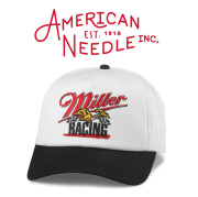 AMERICAN NEEDLE (アメリカンニードル)　ROSCOE - MILLER HIGH LIFE (WHITE/BLACK)　【キャップ 帽子 定番 人気  ロゴ】【SMU769C-MH