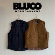 BLUCO (ブルコ)　RIB COLLAR DUCK VEST　【ベスト】【155-35-013】【2025 LATE SUMMER FALL COLLECTION】【お取り寄せ キャンセル不