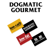 DOGMATIC GOURMET (独断グルメ)　独断 STICKER SET　(S×4)　【ステッカーセット】