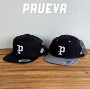 PRUEVA (プルエバ)　P-CAP FLAT VISOR　【キャップ 帽子 フラットバイザー】【6パネル スナップバックキャップ】【倉本一真 CHICANO 