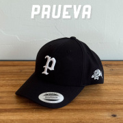PRUEVA (プルエバ)　P-CAP ROUND VISOR　【キャップ 帽子 ラウンドバイザー】【6パネル スナップバックキャップ】【倉本一真 CHICANO