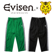 24ss エビセン　トラックパンツ SHRIMP TRACK PANTS - BLACK – Evisen Skateboards ゑ (エビセン