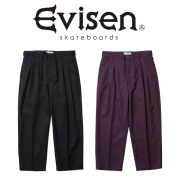 EVISEN、エビセンスケートボード　パンツ EVISEN エビセン スケボー イージー パンツ SURF KNIT PANTS