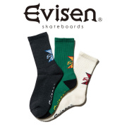 Evisen Skateboards (エヴィセン スケートボード)　 MIND FUCK SOCKS　 【ソックス 靴下】【エビセン スケートボード Evisen Skatebo