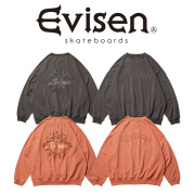 【SALE30%OFF】　Evisen Skateboards (エヴィセン スケートボード)　 INDIVISIBLE LIGHT WEIGHT CREWNECK 　 【プルオーバーパーカー