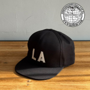 COOPERSTOWN BALL CAP (クーパーズタウンボールキャップ)　HI CROWN CAP SNAPBACK LA (BLACK)　【キャップ 帽子 定番 人気 NY ロゴ M