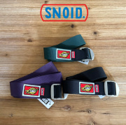 SNOID (スノイド)　BANANA BISCUITS Web Belt　【ベルト】【RAT HOLE STUDIO】