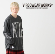 VIRGOwearworks (ヴァルゴウェアワークス)  　FUZZ BURNOUT L/S　【ロングスリーブTシャツ】【VG-LSPT-107】【2025 AUTUMN&WINTER】
