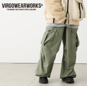 VIRGOwearworks (ヴァルゴウェアワークス)  　TANKER WIDE CARGO PANTS　【カーゴパンツ ワイド】【VG-PT-448】【2025 AUTUMN&WINTER