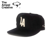 THE AMPAL CREATIVE (ザ・アンパル クリエイティブ)　LA CITY SERIES Black Corduroy - Snapback　【キャップ 帽子 定番 人気 カリフ