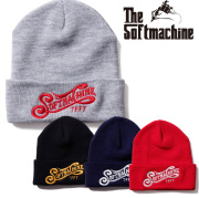 【SALE30%OFF】　SOFTMACHINE (ソフトマシーン)　BURP KNIT CAP　【ニットキャップ】【ブラック ネイビー グレー レッド タトゥー】