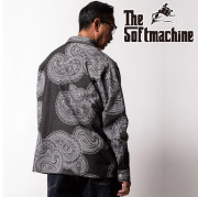 【SALE40%OFF】　SOFTMACHINE (ソフトマシーン)　GENE FLANNEL SHIRTS　【シャツ 長袖】【ブラック ブラウン レッド  タトゥー】【20